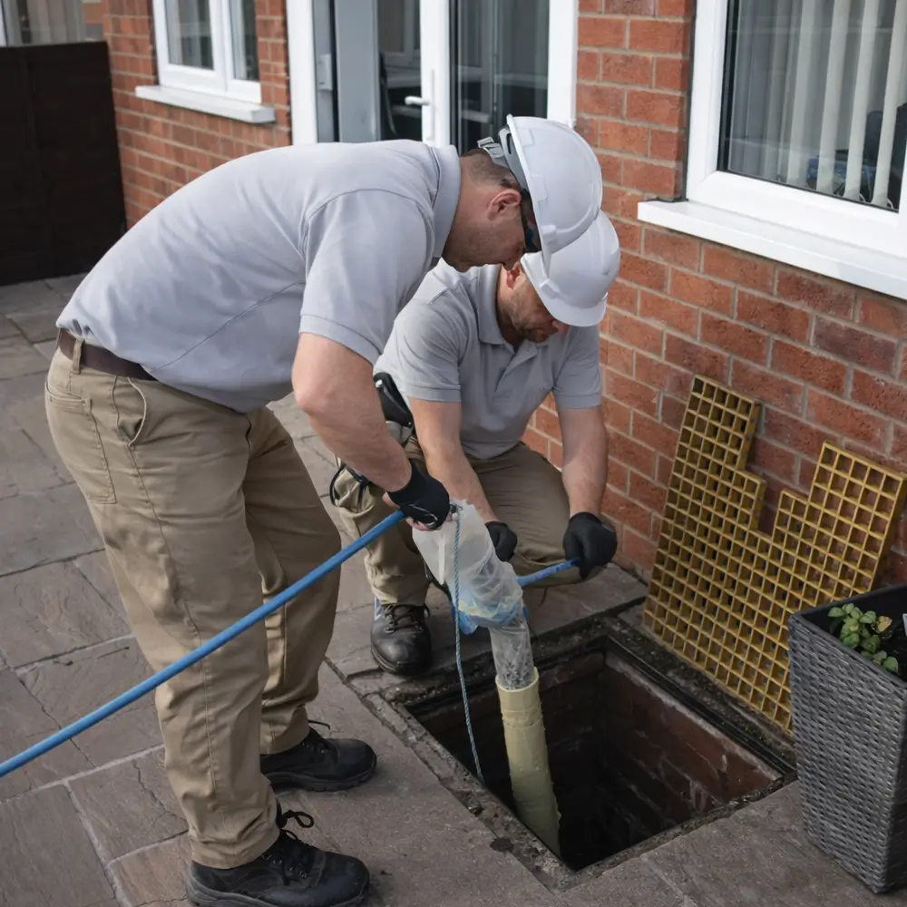 Blocked drain repair service in Eynsford